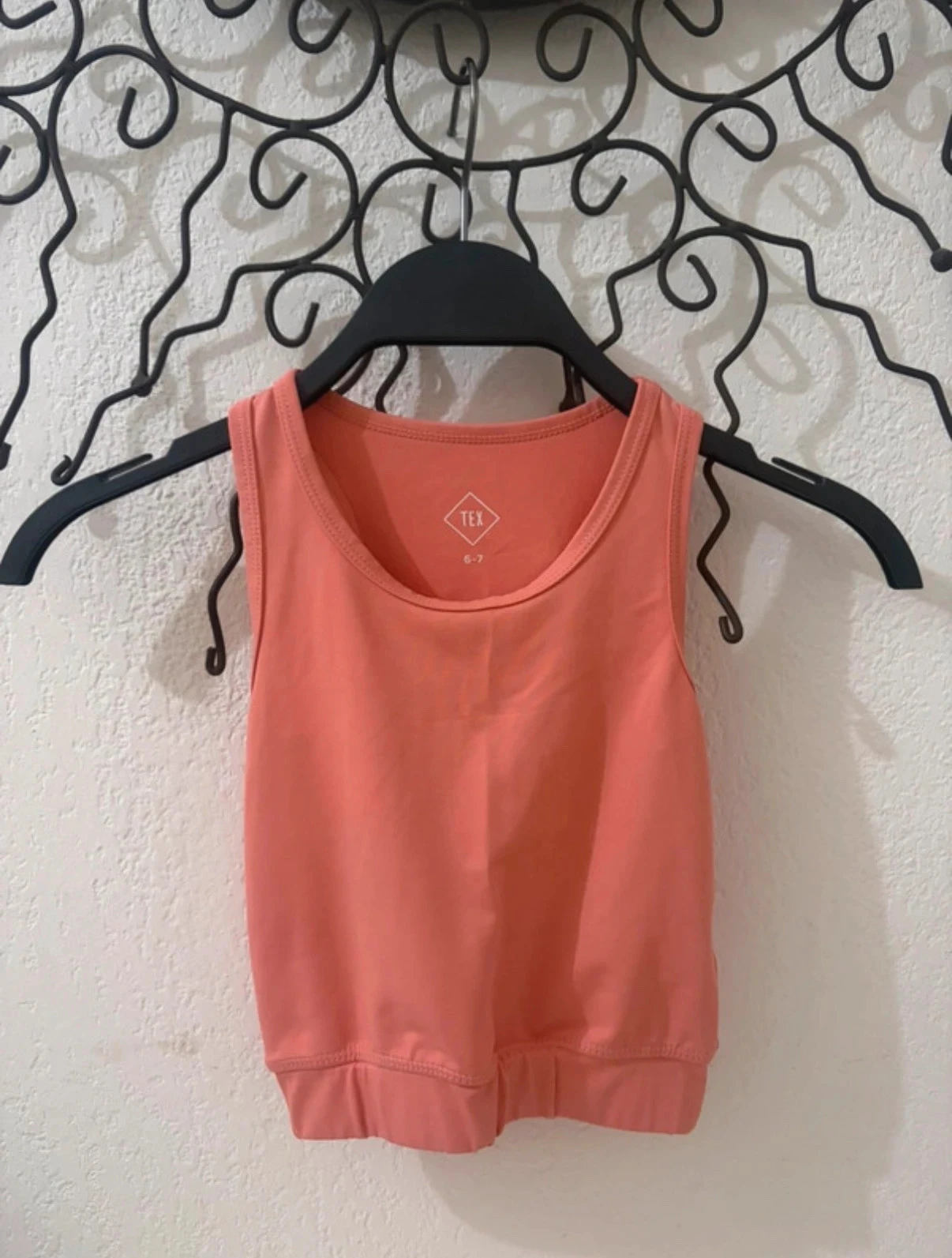Top deportivo técnico Tex viejo rosa espalda de nadador - Talla 6-7 años - Ideal para gimnasia y danza – photo 2